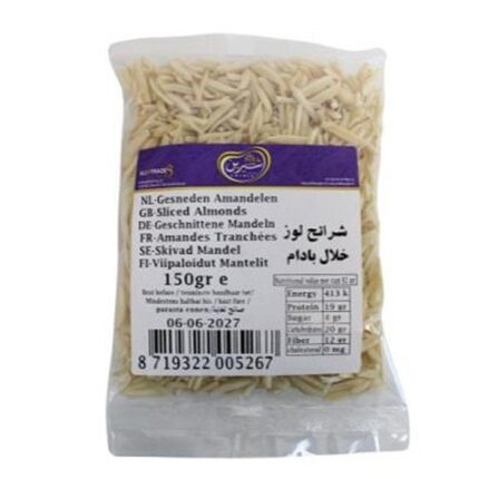 Peeled Sliced Almonds Naz 75g